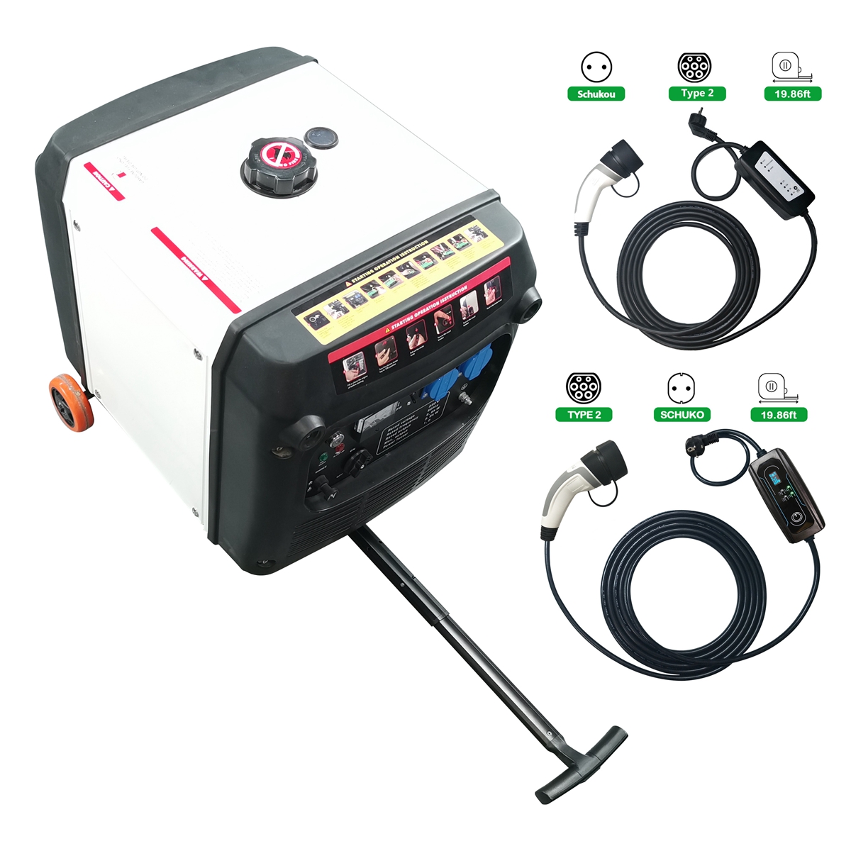 4kW 便携式充电发电机